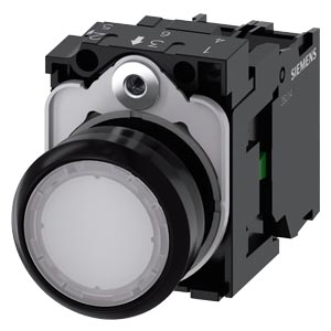Кнопка с подсветкой Siemens 3SU1102-0AB60-1BA0: высокое качество, надежное управление, простой монтаж