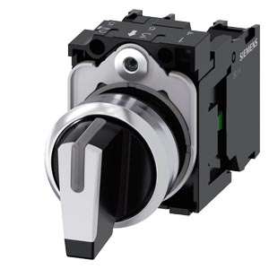 Siemens 3SU1150-2BL60-1NA0: Поворотный переключатель 22 мм с подсветкой