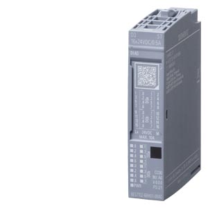 Модуль дискретных выходов 6ES7132-6BH01-0BA0 SIMATIC ET 200SP Siemens: управление внешними устройствами, 16 выходов 24V DC, PNP, диагностика, надежность.