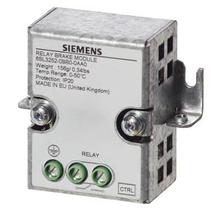 Реле торможения Siemens 6SL3252-0BB00-0AA0 для систем SINAMICS: безопасное торможение и повышение эффективности