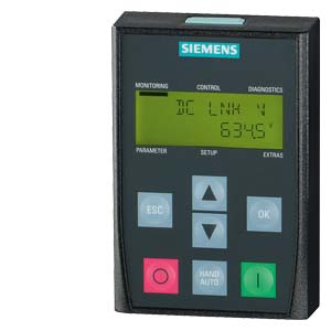 Siemens 6SL3255-0AA00-4CA1 SINAMICS G120 БАЗОВАЯ ПАНЕЛЬ ОПЕРАТОРА (BOP-2) — Удобное управление и мониторинг работы преобразователя