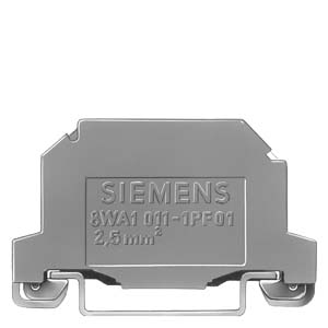 Клемма Siemens 8WA1011-1PF11 для проводов до 2,5 мм², желто-зеленая, надежное винтовое соединение