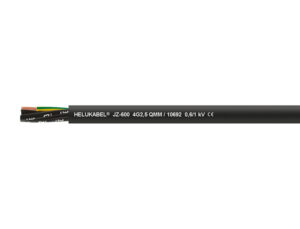 Кабель управления JZ-600 5G1.5 мм² черный HELUKABEL