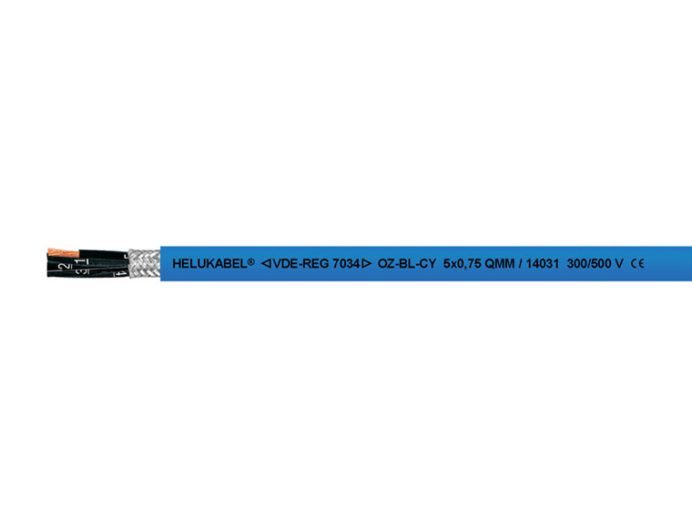 Кабель управления и подключения OZ-BL-CY 30x0.75 мм² синий HELUKABEL