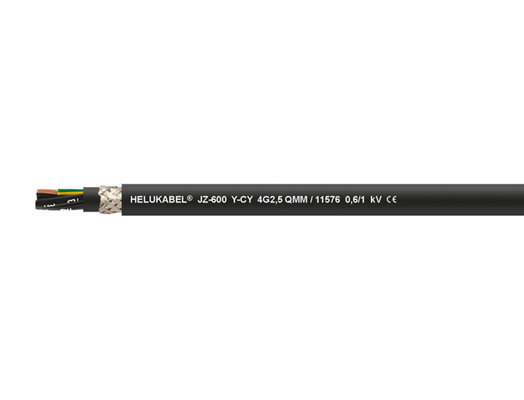 Кабель Y-CY-JZ 4G1.5 мм² прозрачный HELUKABEL