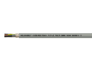 Кабель F-CY-OZ (LiY-CY) 4x0.75 мм² серый HELUKABEL
