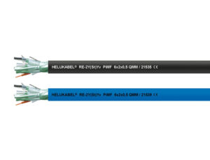 Кабель передачи данных RE-2Y(St)Yv PiMF 2x2x0,5 мм² чёрный HELUKABEL