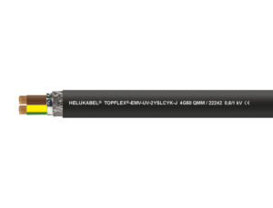 Кабель для кабельных цепей TOPFLEX-EMV-UV-2YSLCYK-J 4G1.5 мм² черный HELUKABEL