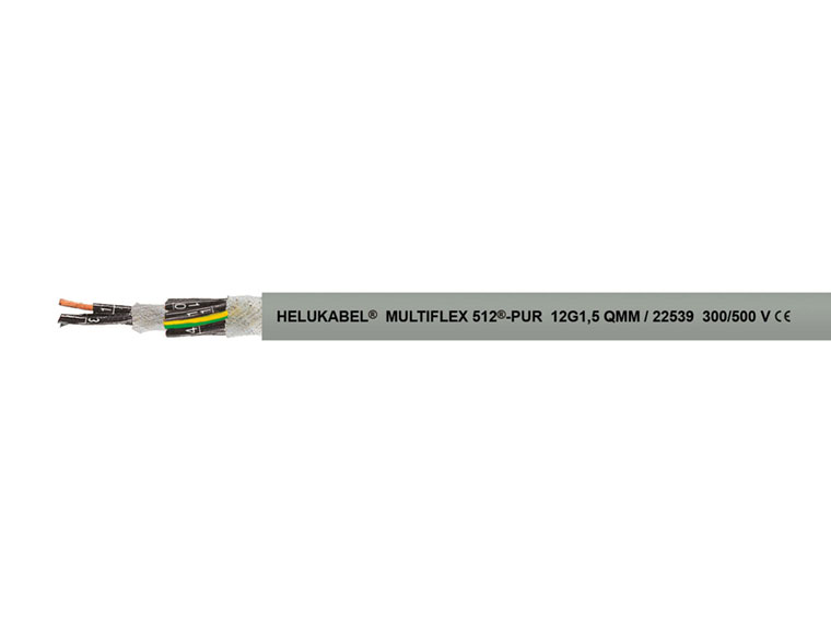 Кабель MULTIFLEX 512-PUR 7G2,5 мм² серый HELUKABEL