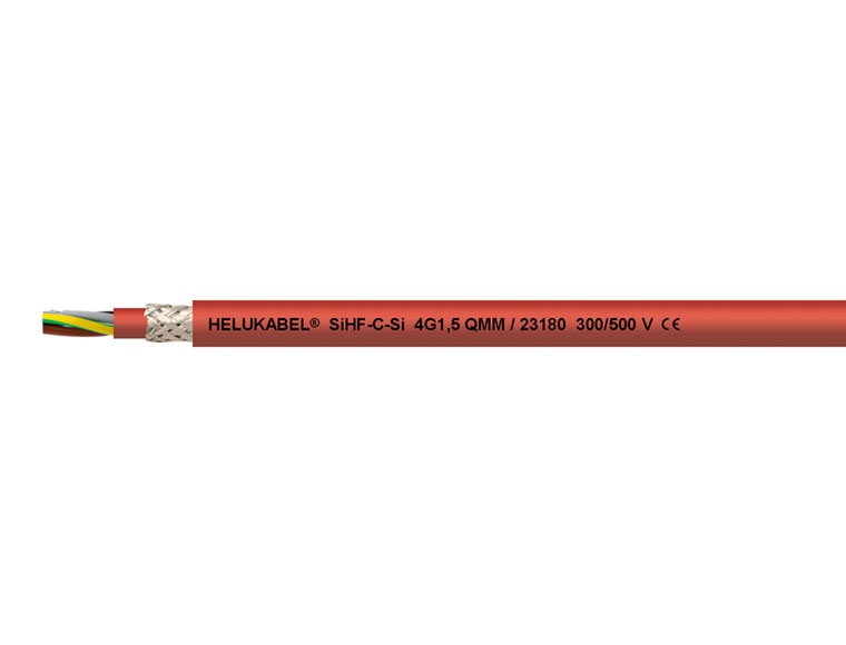 Кабель SiHF-C-Si 12G0.5 мм² красно-коричневый HELUKABEL