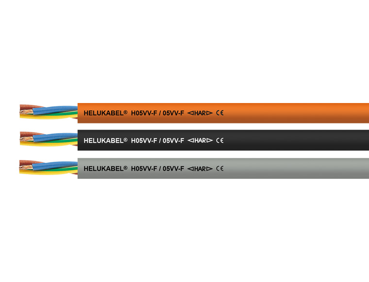 Кабель управления H05VV-F 4G0.75 мм² белый HELUKABEL