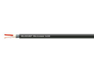 Кабель микрофонный HELUSOUND 2x0,50 мм² черный HELUKABEL