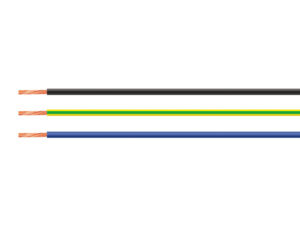 Провод монтажный H05Z-K 1x0,5 мм² зелено-желтый HELUKABEL