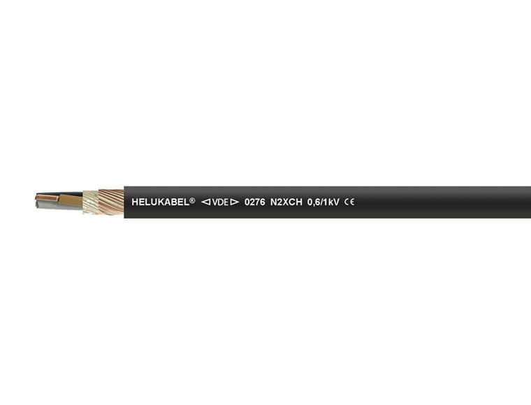 Кабель N2XCH 3x2,5/2,5 мм² чёрный HELUKABEL