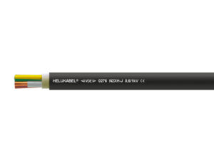 Кабель N2XH-O 2x1,5 мм² чёрный HELUKABEL