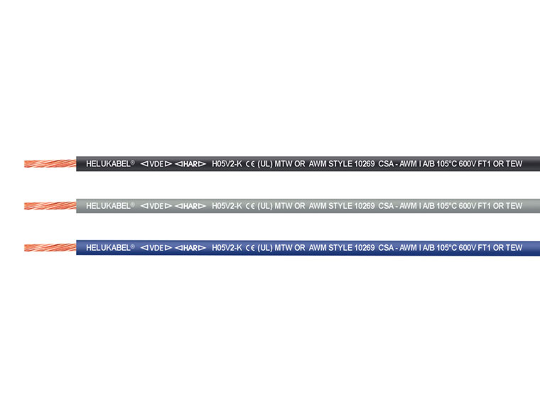Провод FIVENORM H07V2-K 10 мм² зеленый HELUKABEL