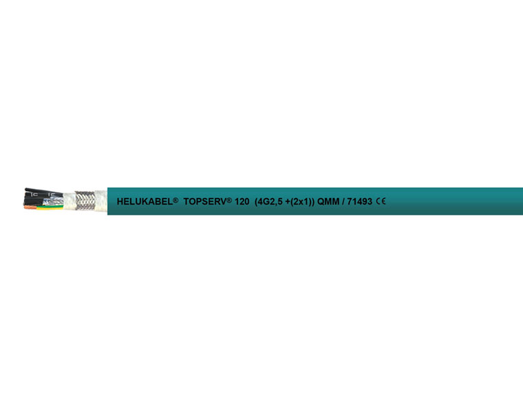 Кабель TOPSERV 109 PUR 4G2.5 мм² оранжевый HELUKABEL