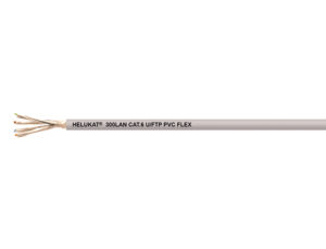Кабель промышленный HELUKAT 300 U/FTP 4x2xAWG 26/7 PVC UL серый HELUKABEL