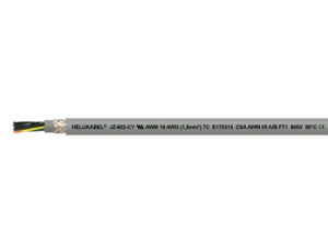 Кабель управления JZ-602-CY 3x2.5 мм² (14 AWG) серый HELUKABEL